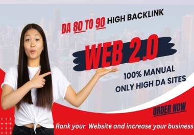 Rank your website in Google,  DA 80 to 90 Seo Powerful Backlinks