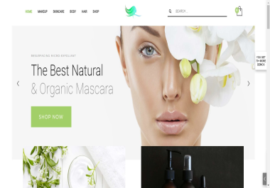 I will design,  redesign spa website,  beauty salon,  barber website,  hair extension