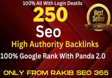 I will build 250 high authority seo profile backlinks Da 50-90