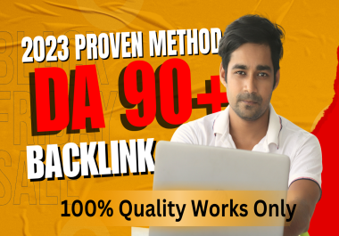 Buy 2 Get 1 Free On Manually Create 20 HIGH QUALITY DA 90+ backlink