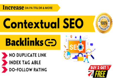 i provide 100 contextual backlinks for boost your website