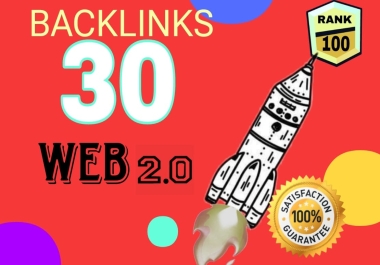 30 WEB- 2.0 BACKLINKS MY HQ BACKLINKS SERVICE