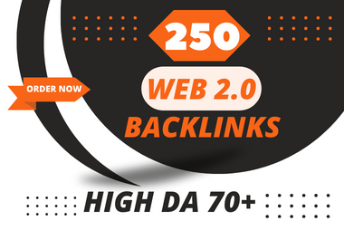 I will build unique web 2 0 backlinks