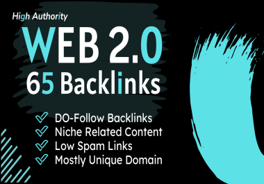 i'll Make 65 Powerfull Da 90+ web 2.0 Backlinks buy 3 get 1 free
