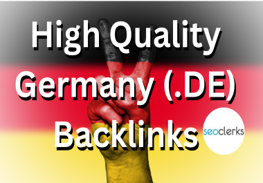 Build 20 High-Quality Germany Backlinks for Boosting SEO