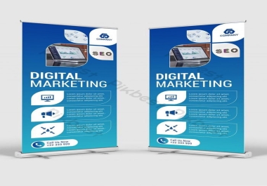 Create Banners,  posters,  Brouchers