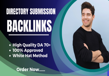I will do 100 directory submission backlinks for google rank in top