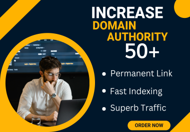 I will rank & boost your website Domain Authority DA up to 50+ in Moz
