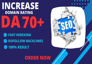 I will boost and increase your website domain rating DR 40+ high quality back links