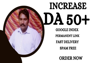 I will rank and increase your website domain authority DA 50+ in Moz