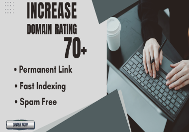 I will boost your website domain rating DR 40+ with white hat seo