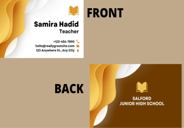 Business cards designer,  unique and attractive with high Resolution
