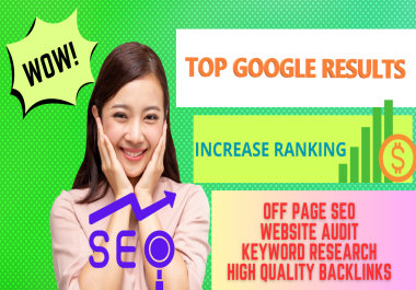 Google Top Ranking Service High Quality Backlinks Ever upto 7 keywords