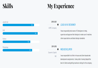 The Python Magician and Web Developer by using Wordpress