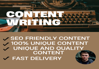 1000 Words of Excellence Delivered Within 24 Hours