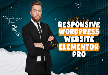 I will Create Professional WordPerss Website in WordPress using Elementor Pro