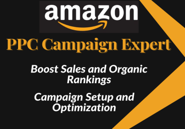 I'll set up,  optimize,  and manage Amazon sponsored PPC marketing campaigns.