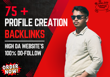 Profile creation backlinks on high quality media sites