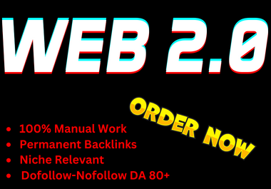 Manually create 40 top powerful Web 2.0 backlinks