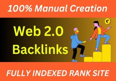 I will do100 web 2 0 white hat seo contextual backlinks.