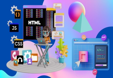 Create clean professional website landing page design