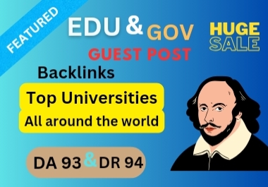 Boost Ranking Your Sites with EDU & GOV blog post article 2000 words towards page 1