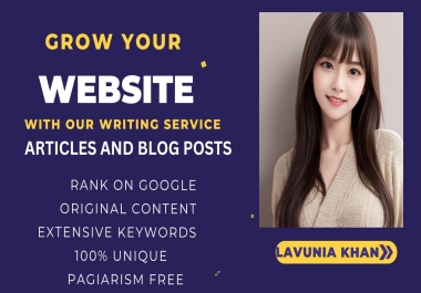 i will write Bulk articles for your website