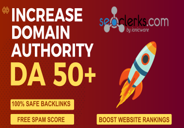 I will boost your website Domain Authority DA up to 50+ in MOZ