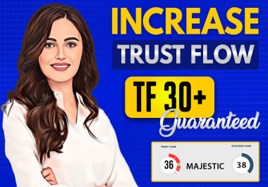 Increase Majestic Trust Flow TF 30+ Guaranteed