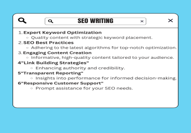Optimize & Thrive Clark's SEO Writing Excellence