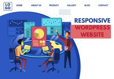 I will design Modern and Responsive Wordpress website or Blog