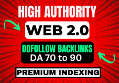 I will do 100 web2.0 backlinks to Increase Your website Ranking