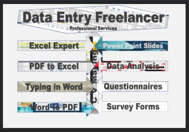 I specialize in delivering professional,  efficient typing services of all type of data in Digi forma