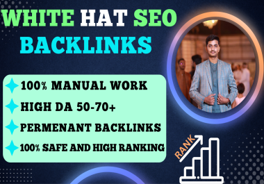I will do 10 High Quality Backlinks with high DA-PA 50-70,  Dofollow Backlinks