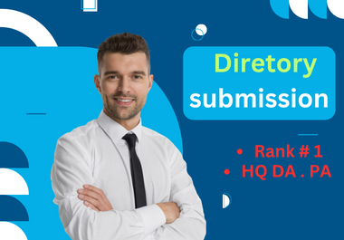 create a top 110 Diretory Submission Backlinks SEO Traffic