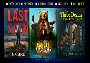 I will design book cover,  ebook cover design and book cover design