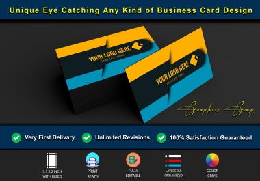 I will create luxury & professional business card design