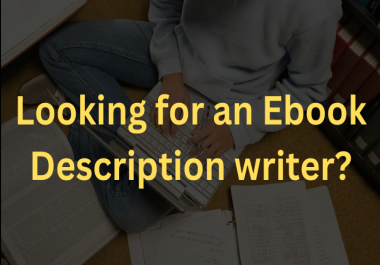 I will write SEO eBook description