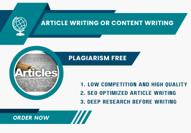 I will write 5 SEO optimized content writing or blog post writing