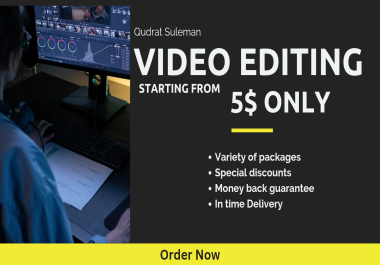 Best Video Editing Service for Business,  social media,  Gaming and every other platform