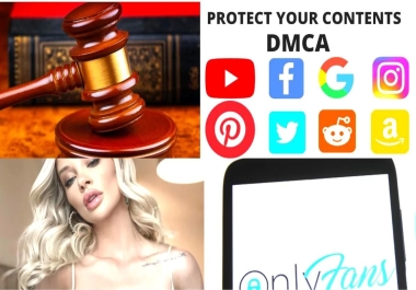I will send dmca notices to remove copyright content,  videos and images