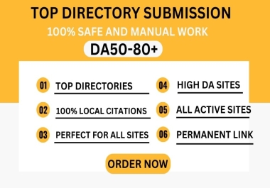 I will do published high da top directory submission