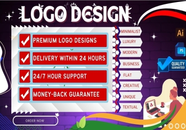 I will create a professional impressive logo design