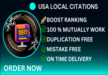I will do 200 USA Local Citation in 7 Days