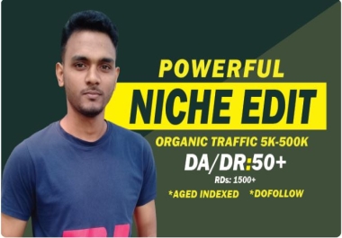 Available niche edits link insertion for high DA website