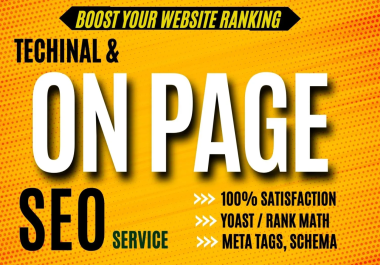 I will do wordpress website on page SEO and technical onpage optimization