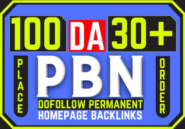 Premium SEO 100 High Domain Authority DA 30+ Backlinks