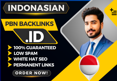 I will create 25 High Quality. id Indonesian Contextual Backlinks