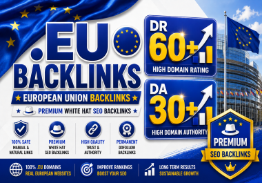 I will create 10 High Quality. Eu European DR 60+ and DA 30+ PBN Backlinks