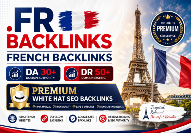 I will create 50 High-Quality. Fr French PBN Backlinks